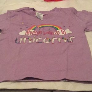 Always believe in unicorns short sleeve tee shirt